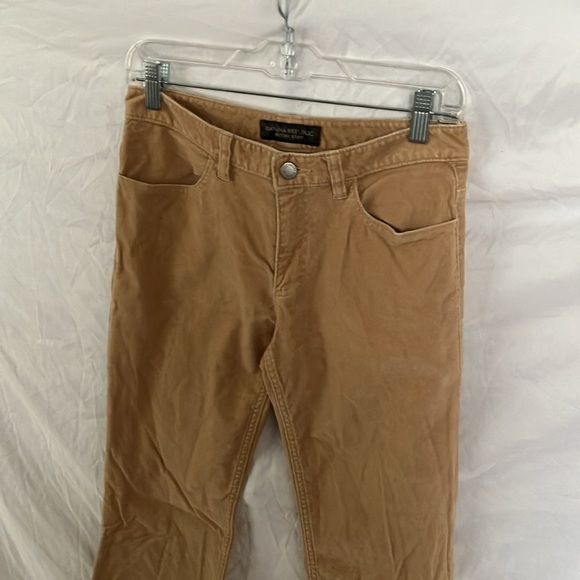 Banana Republic: Tan Stretch Corduroy Bootcut Pants- 4 Regular - Picture 13 of 16